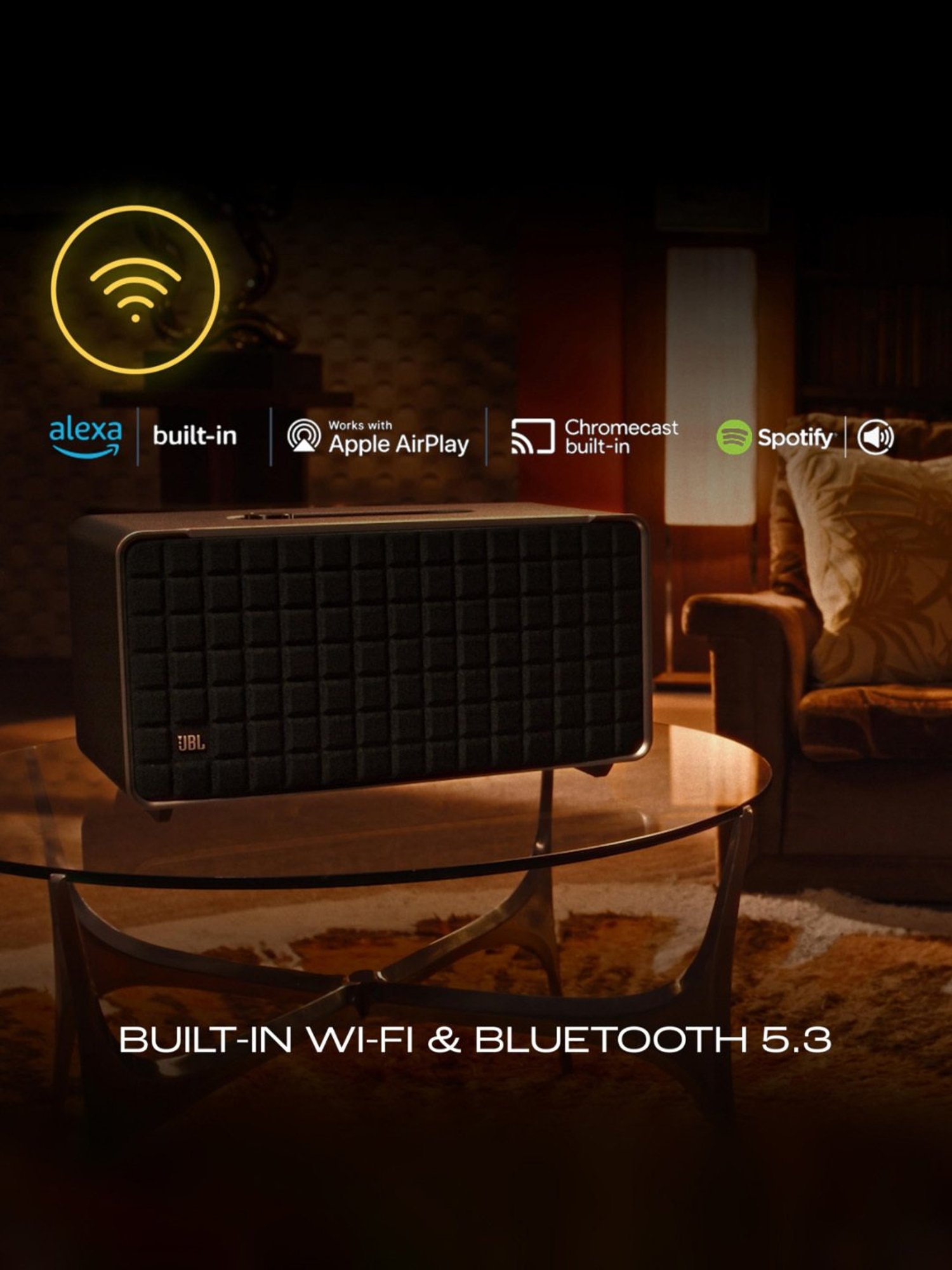 I Kall IK005 Bluetooth Tower Speaker (Brown)
