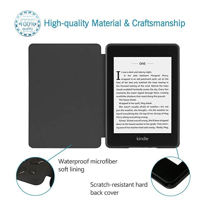 Painting Case for AllNew Kindle Paperwhite 10th Gen 2018 Release onlyWill Not fit Prior Gen Kindle Devices Retro Tower