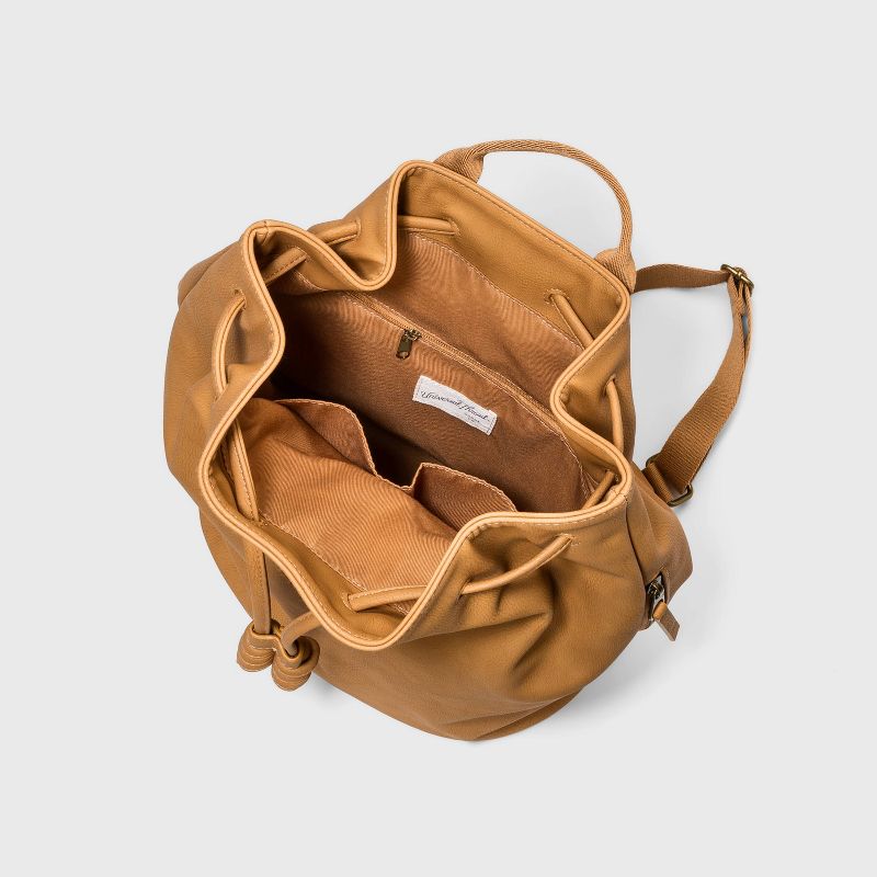 Bucket Drawstring Closure Backpack - Universal Thread™ Cognac
