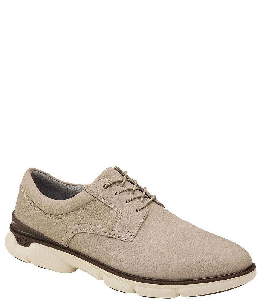 Johnston & Murphy Men's XC4 Tanner Nubuck Plain Toe Lace-Up Oxfords