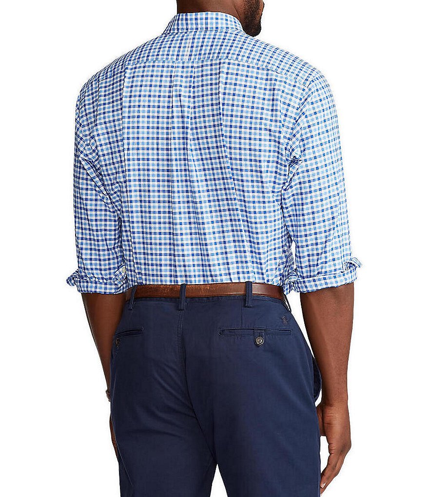 Visconti Big & Tall Abstract Print Long-Sleeve Woven Shirt