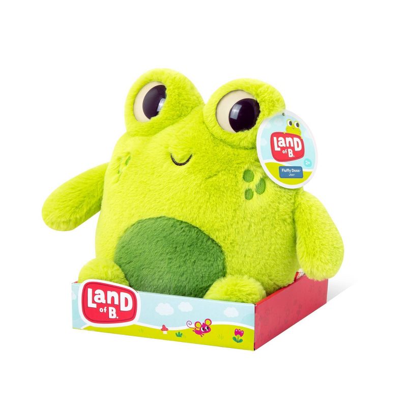 Land of B. Plush Frog Fluffy Doos - Jax