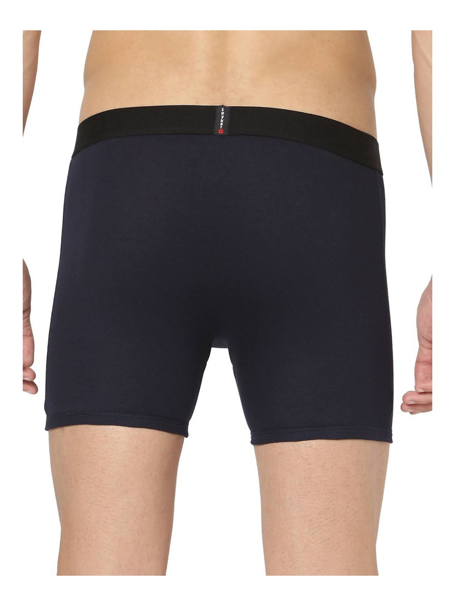 UnderJeans by Spykar Navy Trunks - Pack of 2
