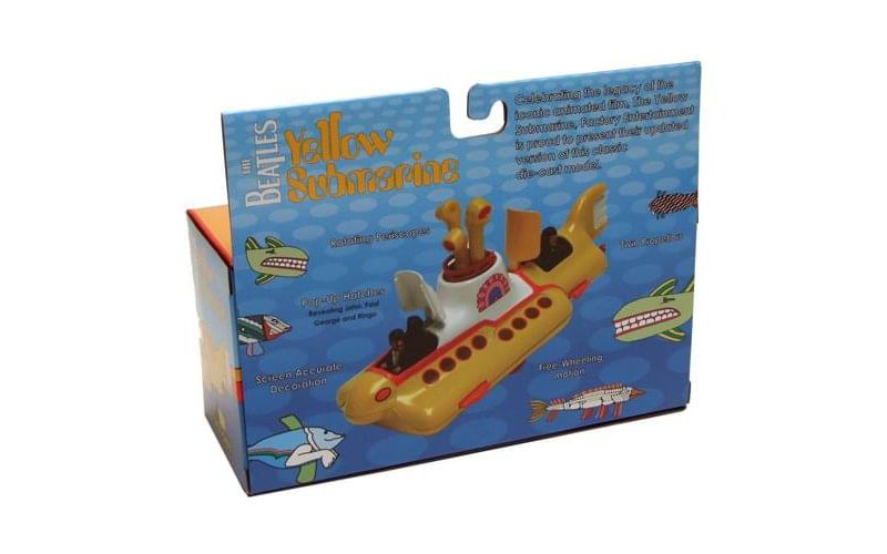 Factory Entertainment Beatles 5" Diecast Yellow Submarine