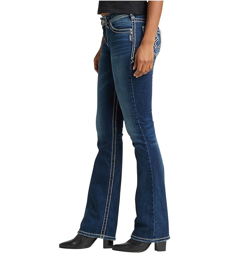 Miss Me Chloe Embellished Wing Flap Pocket Bootcut Jeans