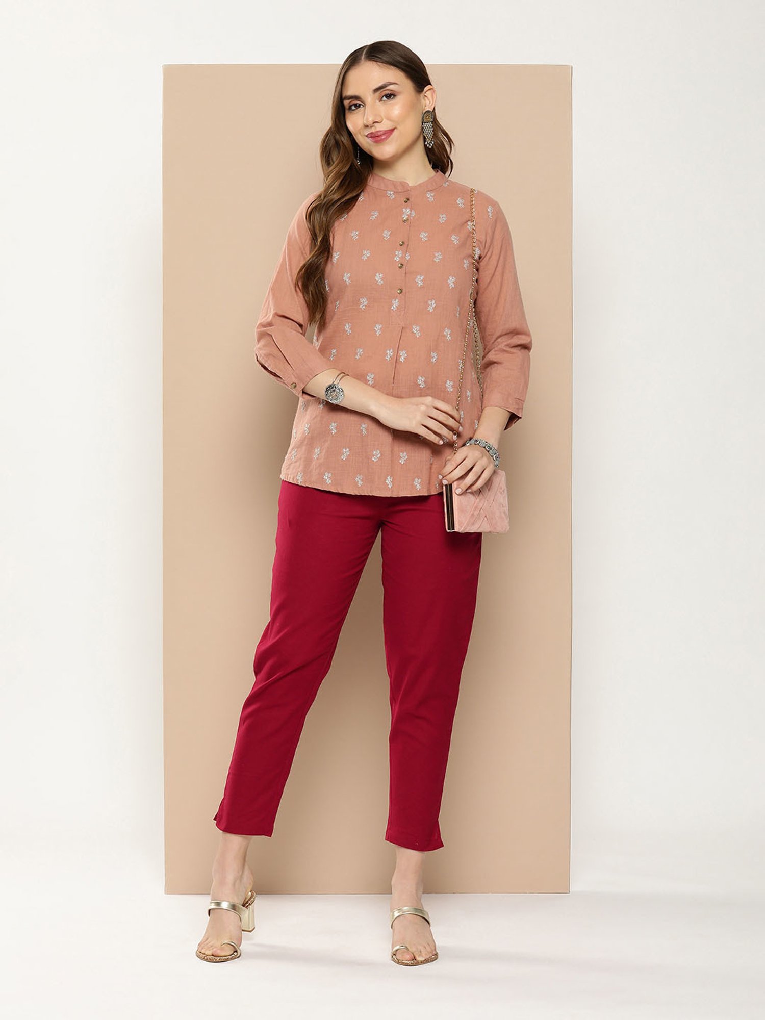 Amukti Red Pants