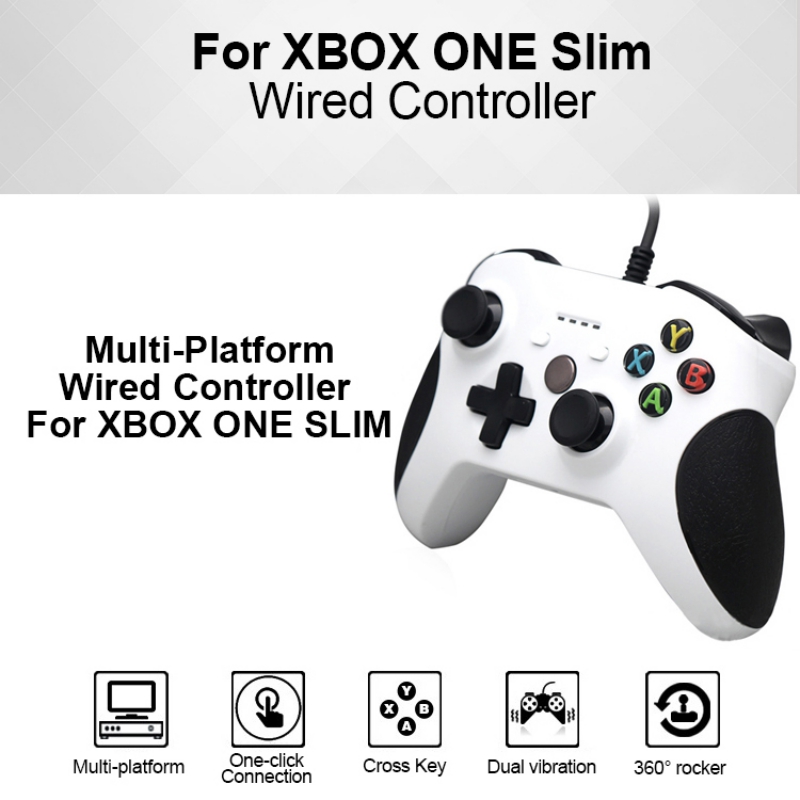 Wired Controller for Xbox One, YCCSKY Xbox One Wired Gaming Controller for Xbox One PC Windows 7/8/10,with Audio Jack Dual-Vibration Turbo