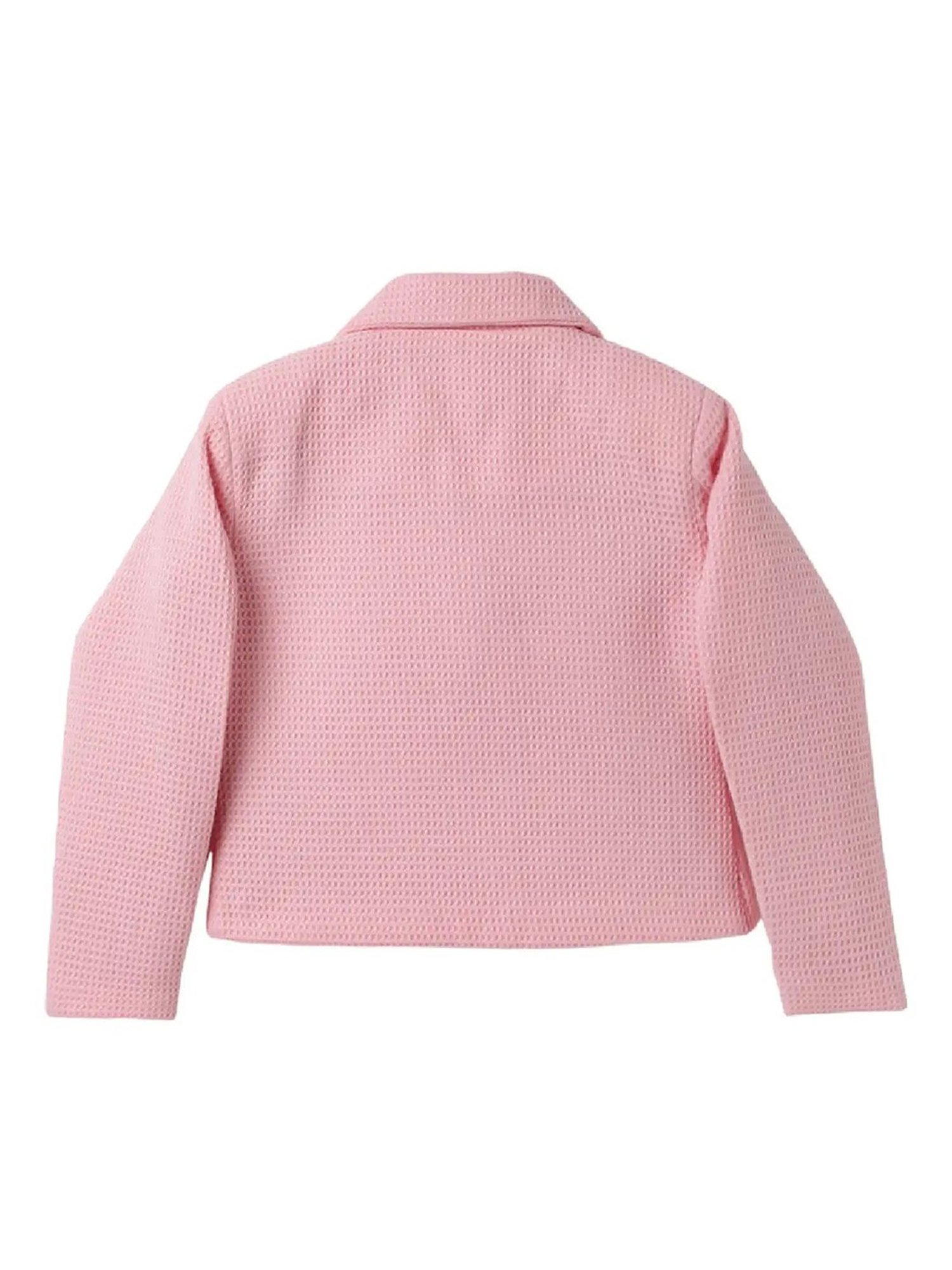 Elle Boys Pink Solid Full Sleeves Blazer