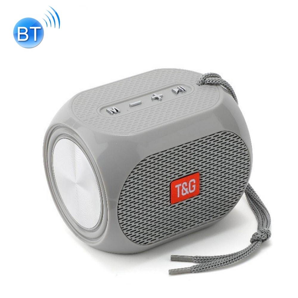 T&G TG196 TWS Subwoofer Bluetooth Speaker With Braided Cord, Support USB/AUX/TF Card/FM