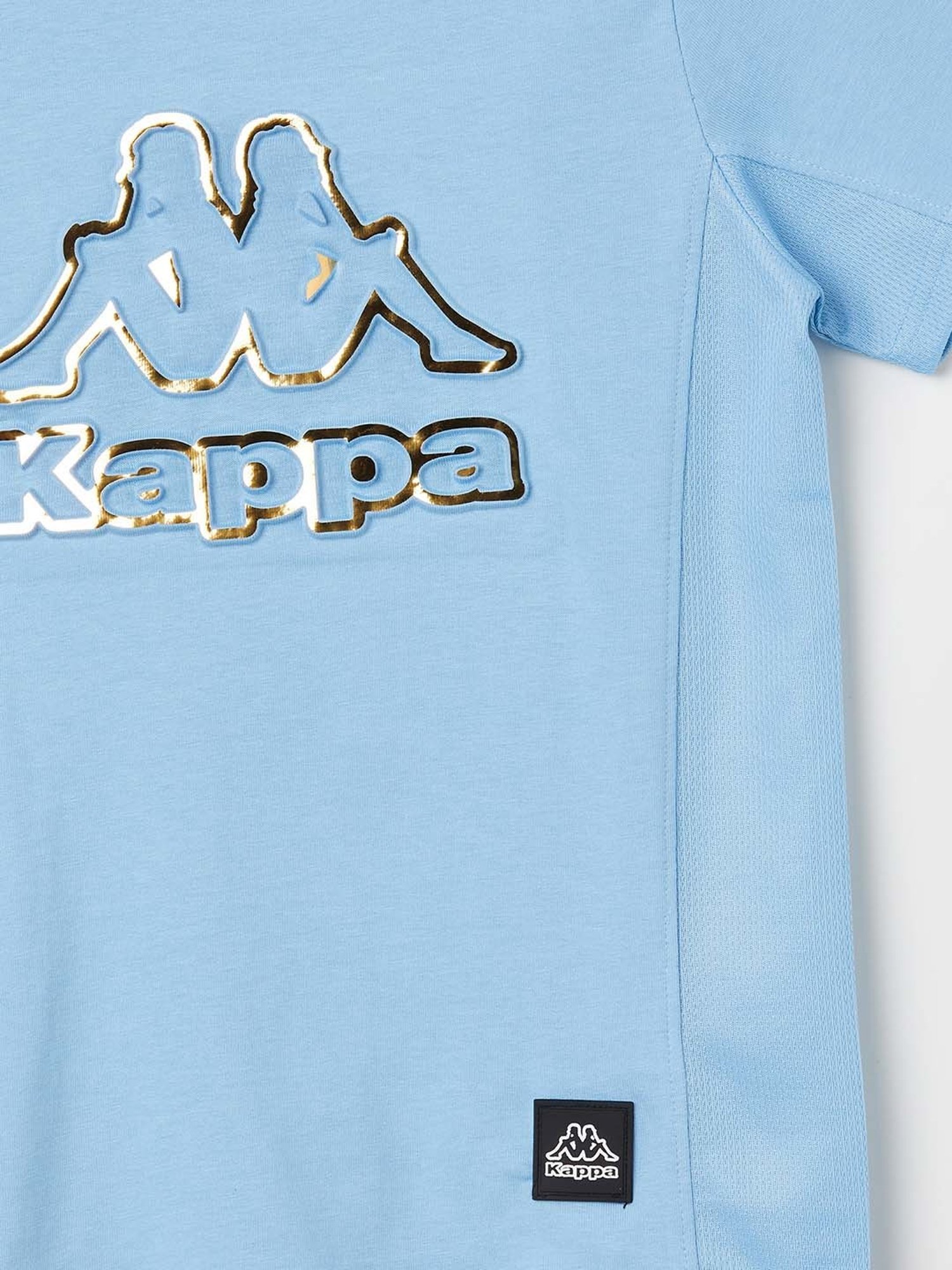 KAPPA Boys Blue Cotton Printed T-Shirt