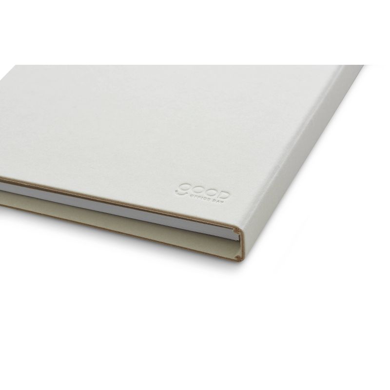 Pad Folio with Clip and Paper Pad Gray - Good Office Day