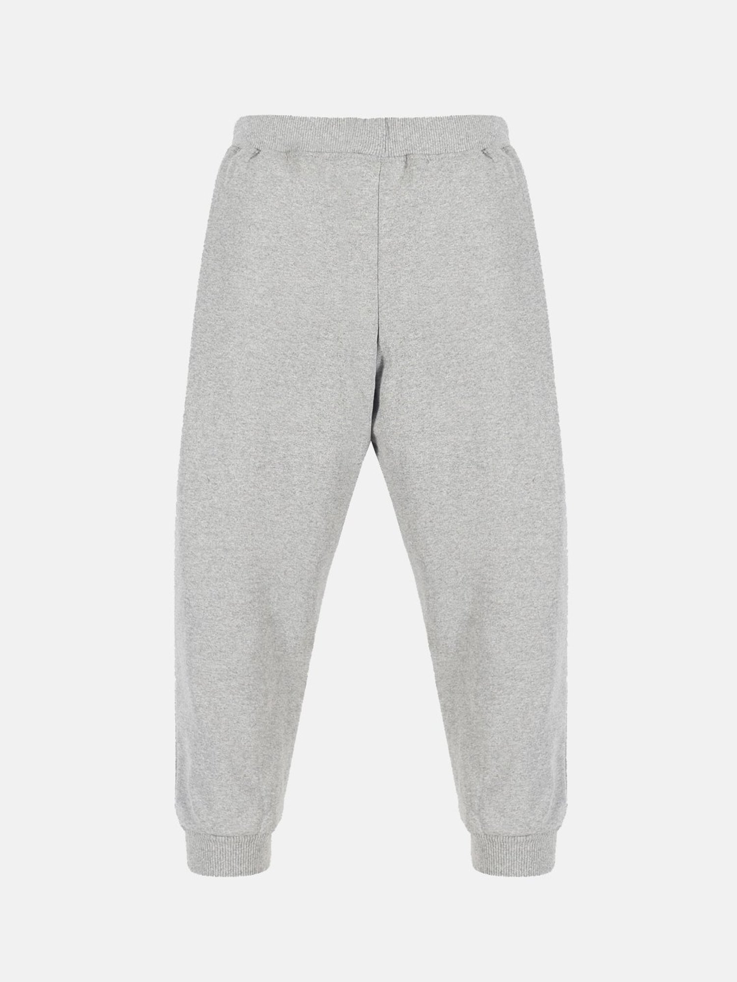 Kiddopanti Boys Grey Melange Textured Trackpants
