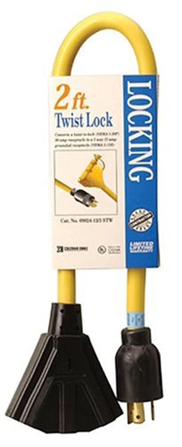 coleman cable tri-source 12/3 stw 2-foot 3-way adapter #09024