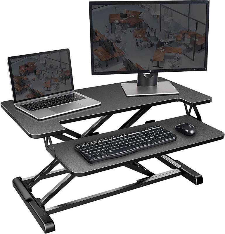 Computer Lifting Table,Standing Desk Converter Stand Up Desk Riser, Height Adjustable Ergonomic Tabletop Workstation Riser