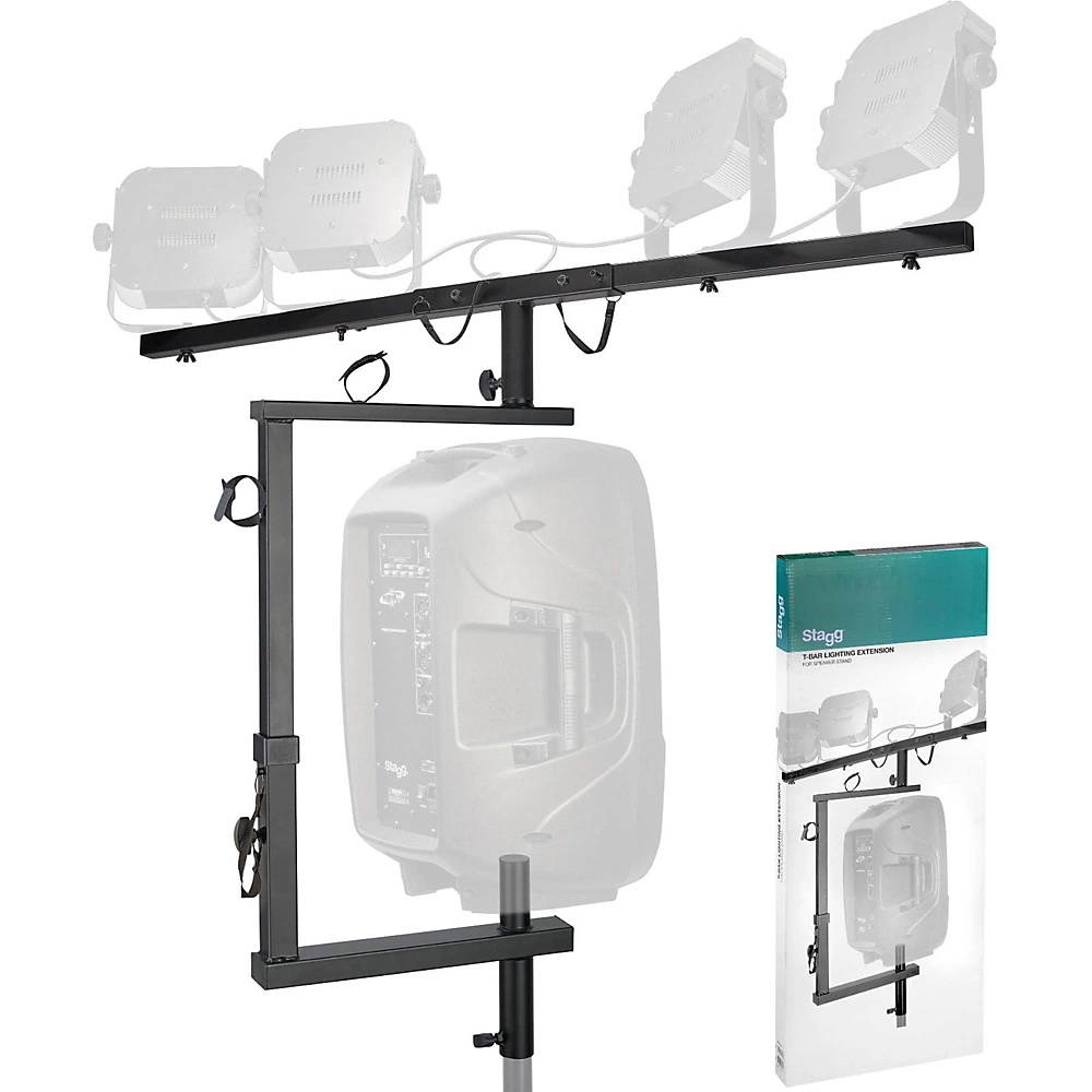 stagg sps2lis tbar lighting extension for speaker stand