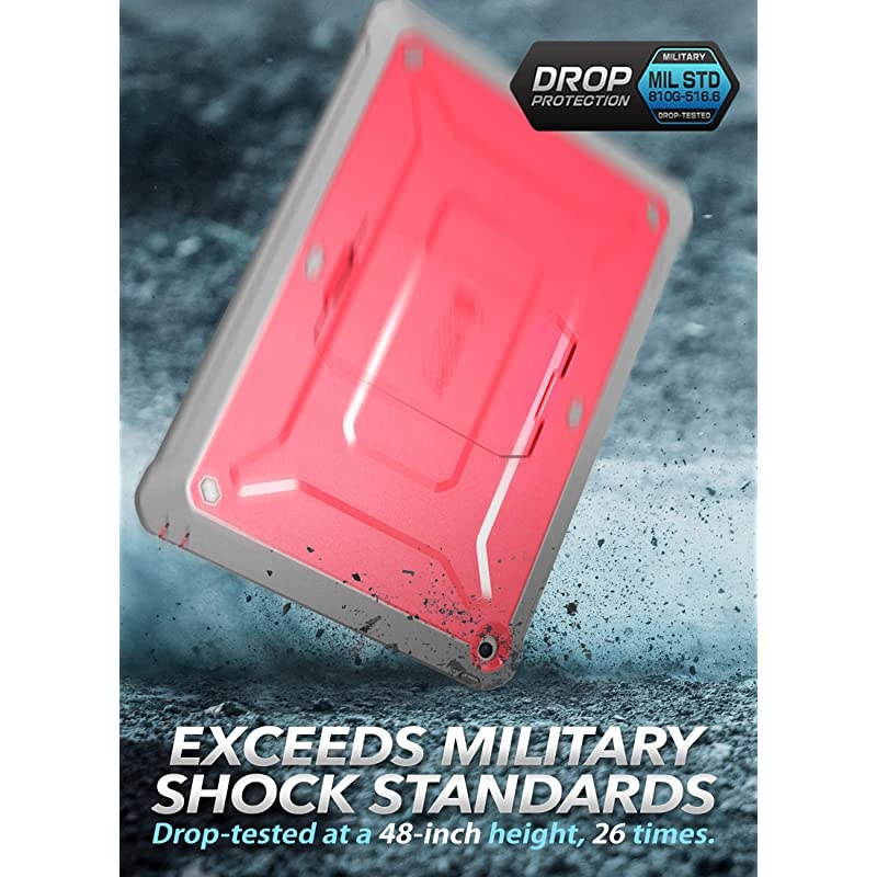 Unicorn Beetle Pro Series Case for iPad 102 20202019 with Builtin Screen Protector Protective Case for iPad 8th Generation 2020iPad 7th Generation 2019Pink