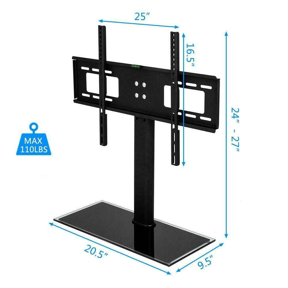 32"-55" inch TV Stand Base Swivel Mount And Adjustable Height Universal