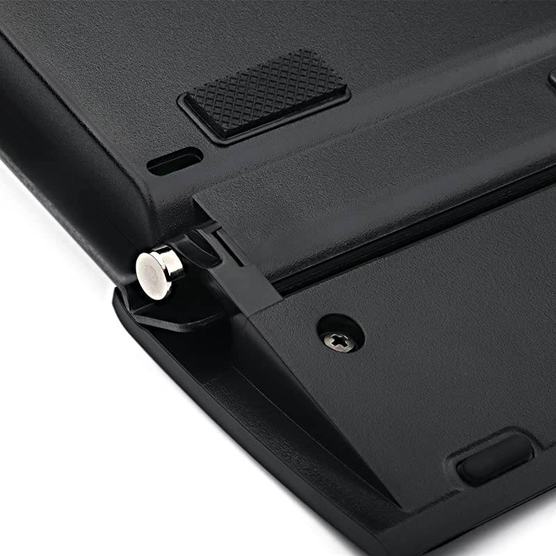 K550 Mechanical Gaming Keyboard RGB LED Backlit with Brown Switches Macro Recording Wrist Rest Volume Control Full Size Yama USB Passthrough for Windows PC Gamer Black