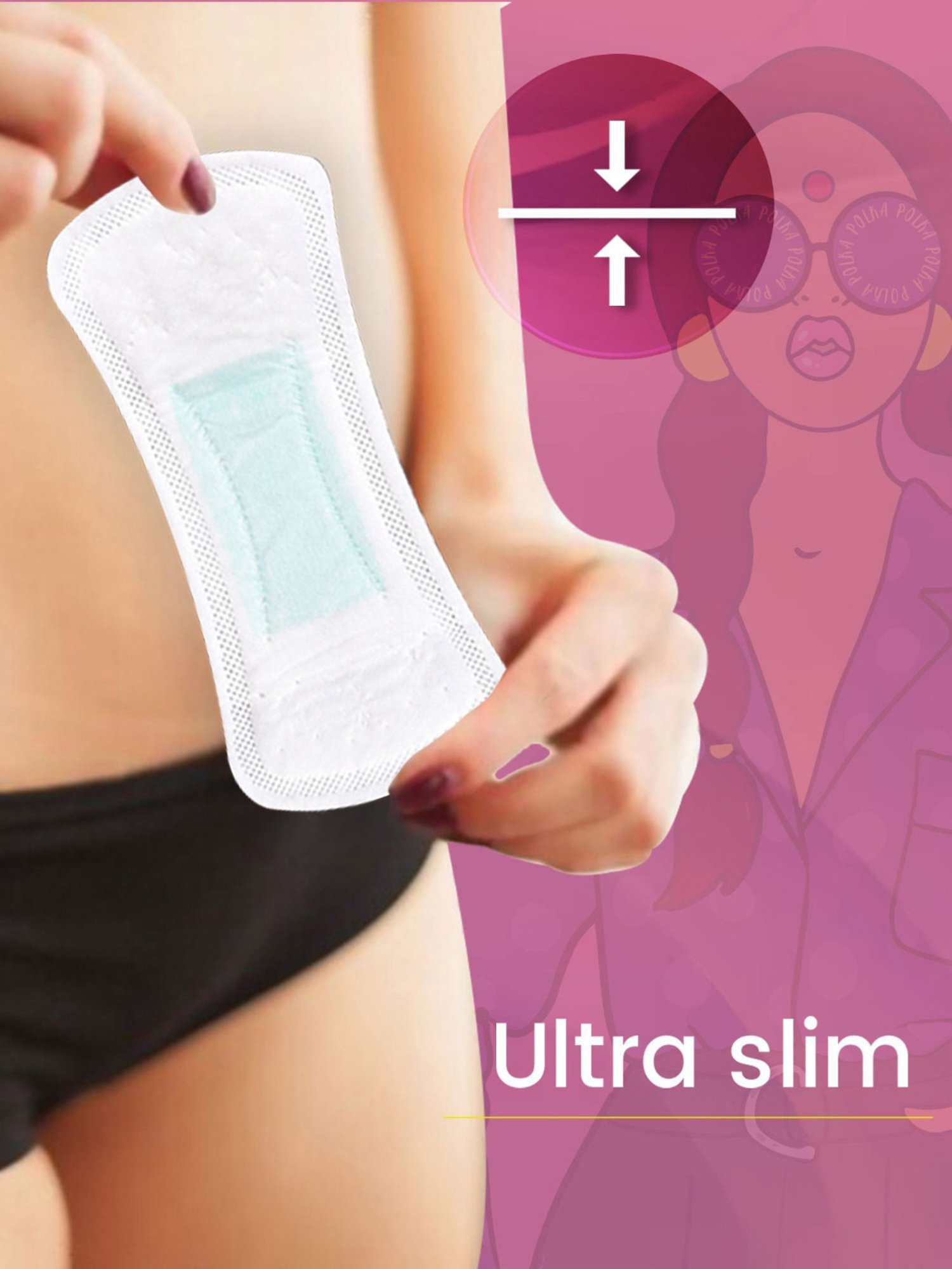 LAIQA Panty Liners (Pack of 3) XS - 60 Panty Liners