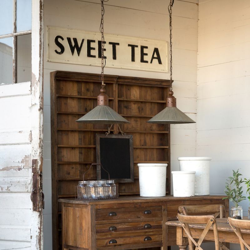 Park Hill Collection Embossed Metal Sweet Tea Sign