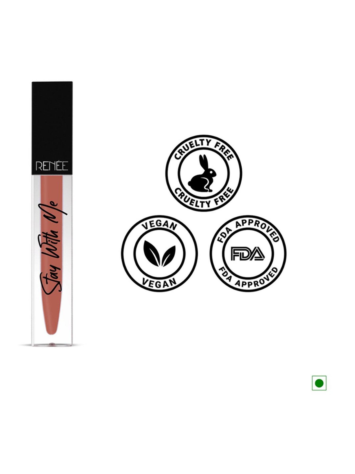 RENEE Stay With Me Matte Lip Color Creme Of Caramel - 5 ml