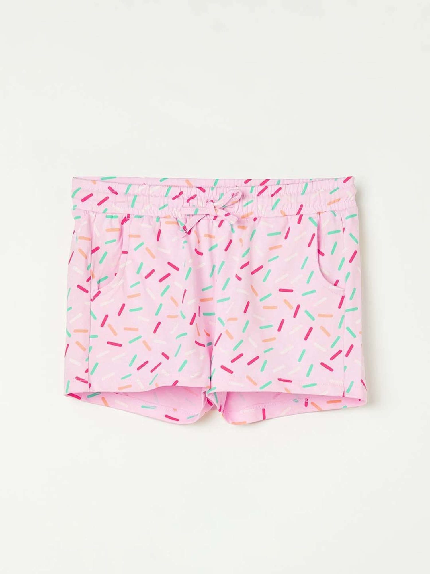 Fame Forever by Lifestyle Kids Pink Cotton Printed Shorts