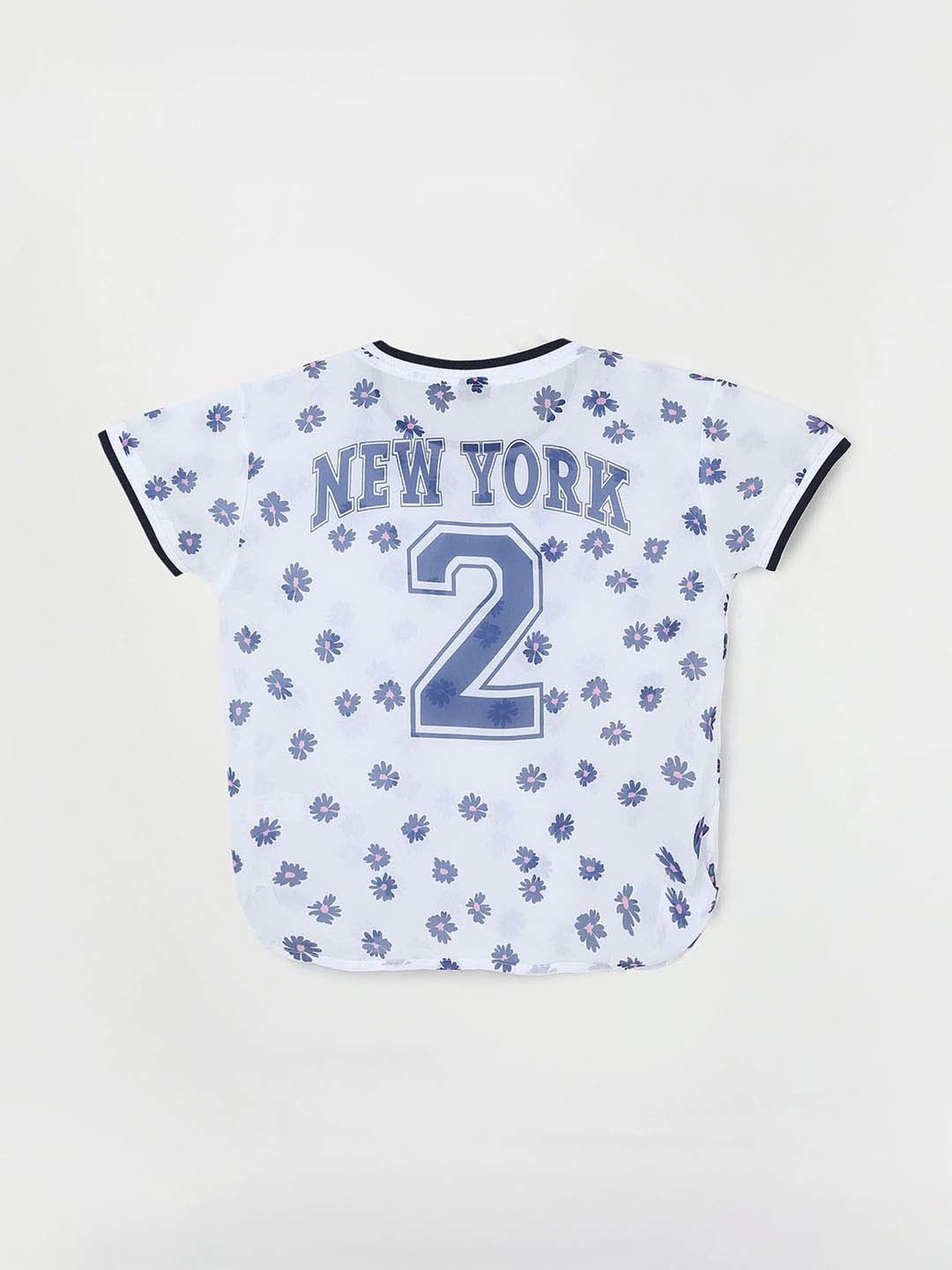 Kidsville Green Cotton Printed T-Shirt