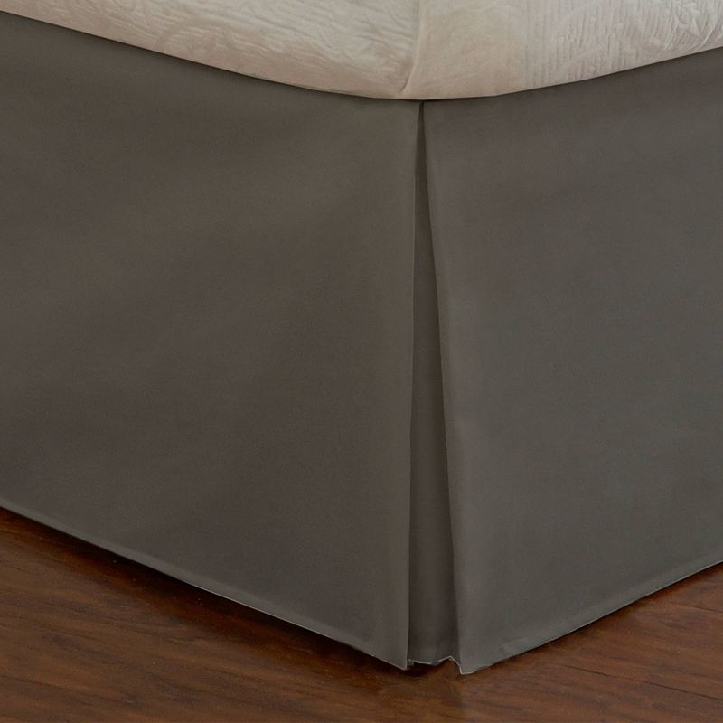 2pk King Tailored Poplin Sham Gray - Fresh Ideas