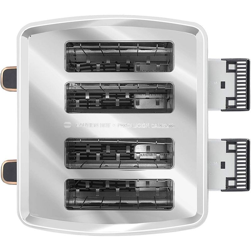 Crux 4 Slice Toaster Black SS