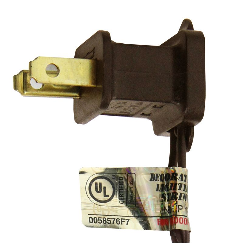 J. Hofert Co 100ct Yellow and Orange LED Mini Halloween Lights - 20.5ft Brown Wire