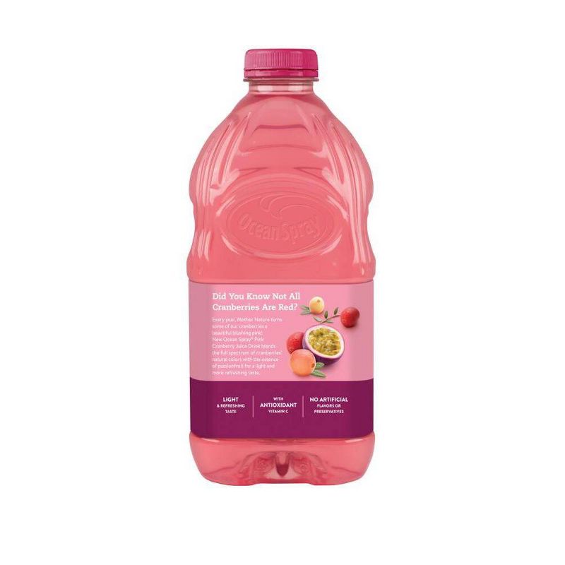 Ocean Spray Pink Cranberry Passionfruit Juice Blend - 64 fl oz Bottle