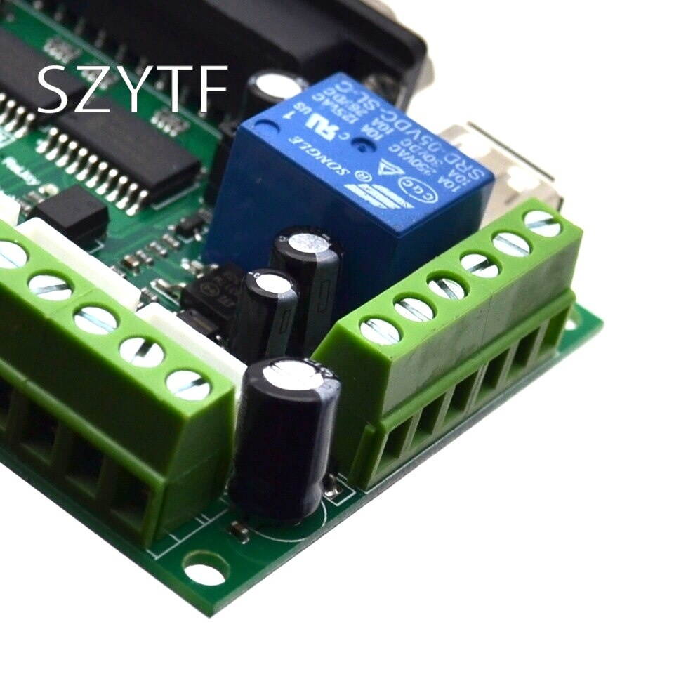 MACH3 engraving machine interface board 5 axis stepper motor driver with opto-isolated interface board cnc