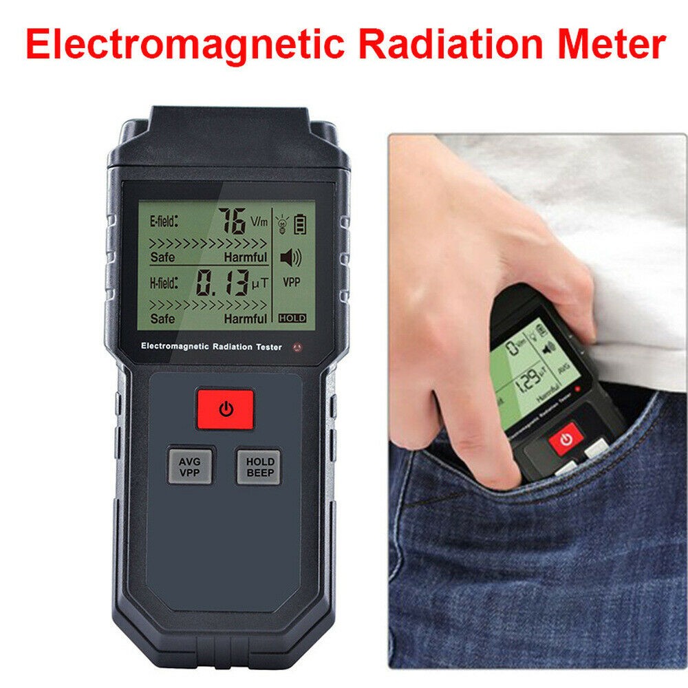 LCD Electromagnetic Field Radiation Monitor Tester Radio Wave For Computer