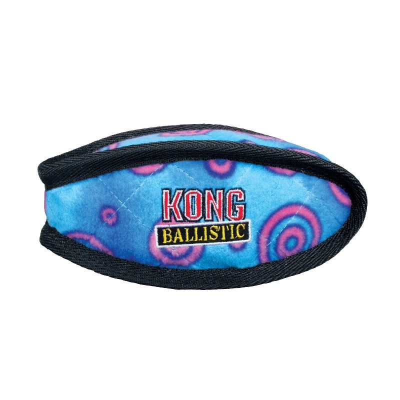 KONG Ballistic Football Dog Toy - Colors May Vary - L