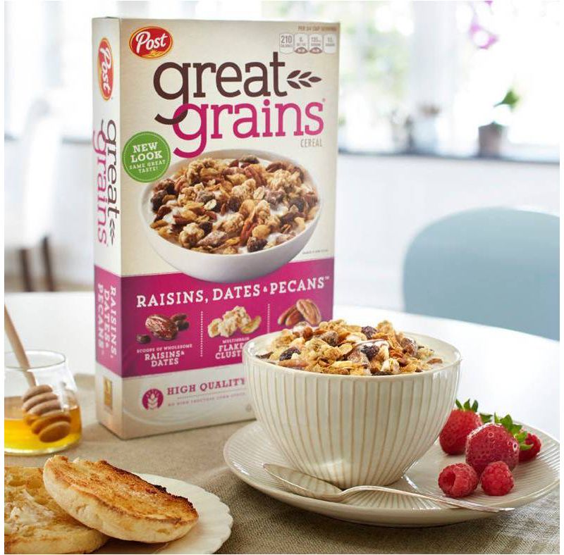 Great Grains Selects Cereal Raisins, Dates and Pecans Breakfast Cereal - 16oz - Post