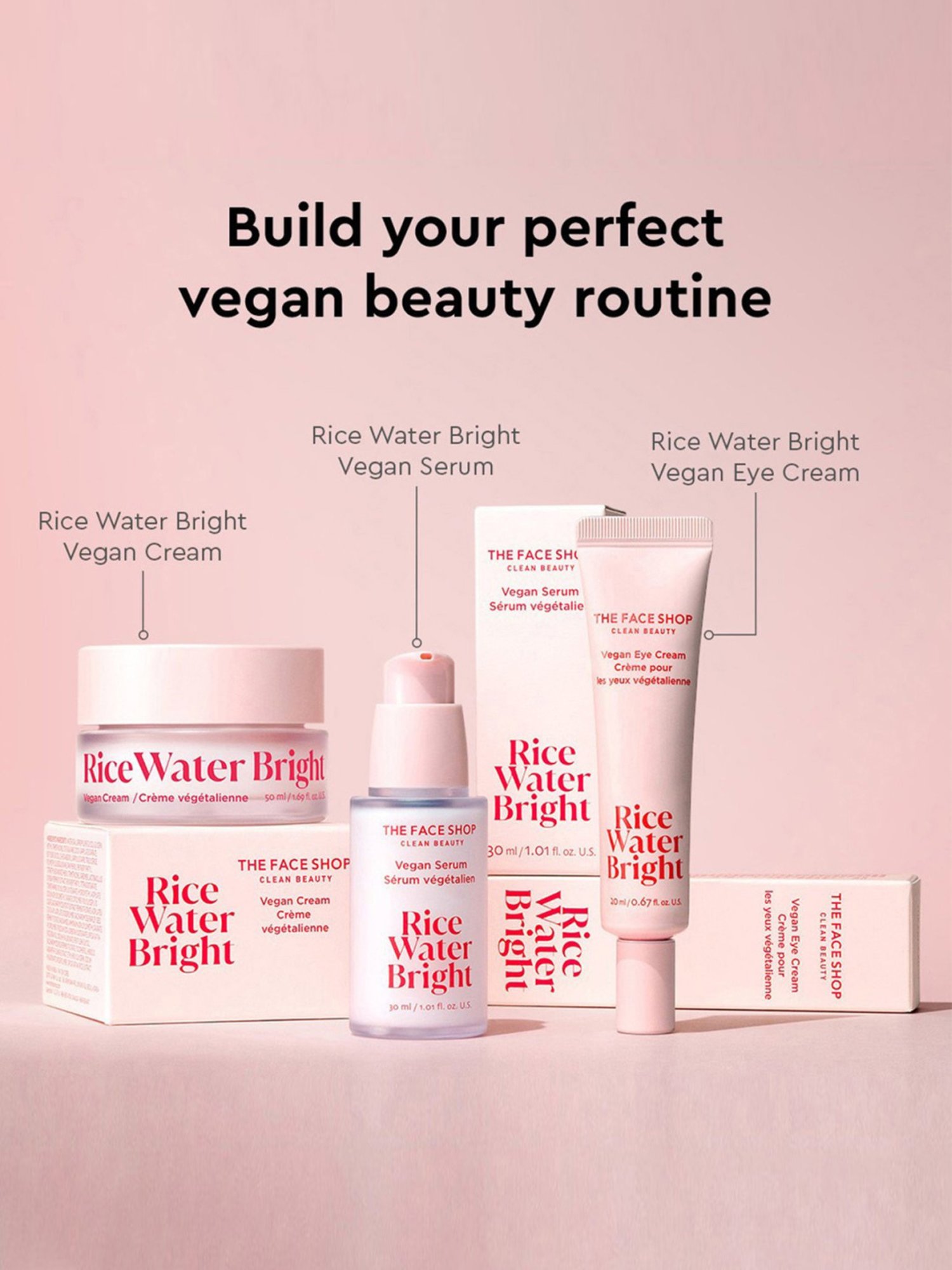 The Face Shop Rice Water Bright Vegan Eye Cream - 20 ml