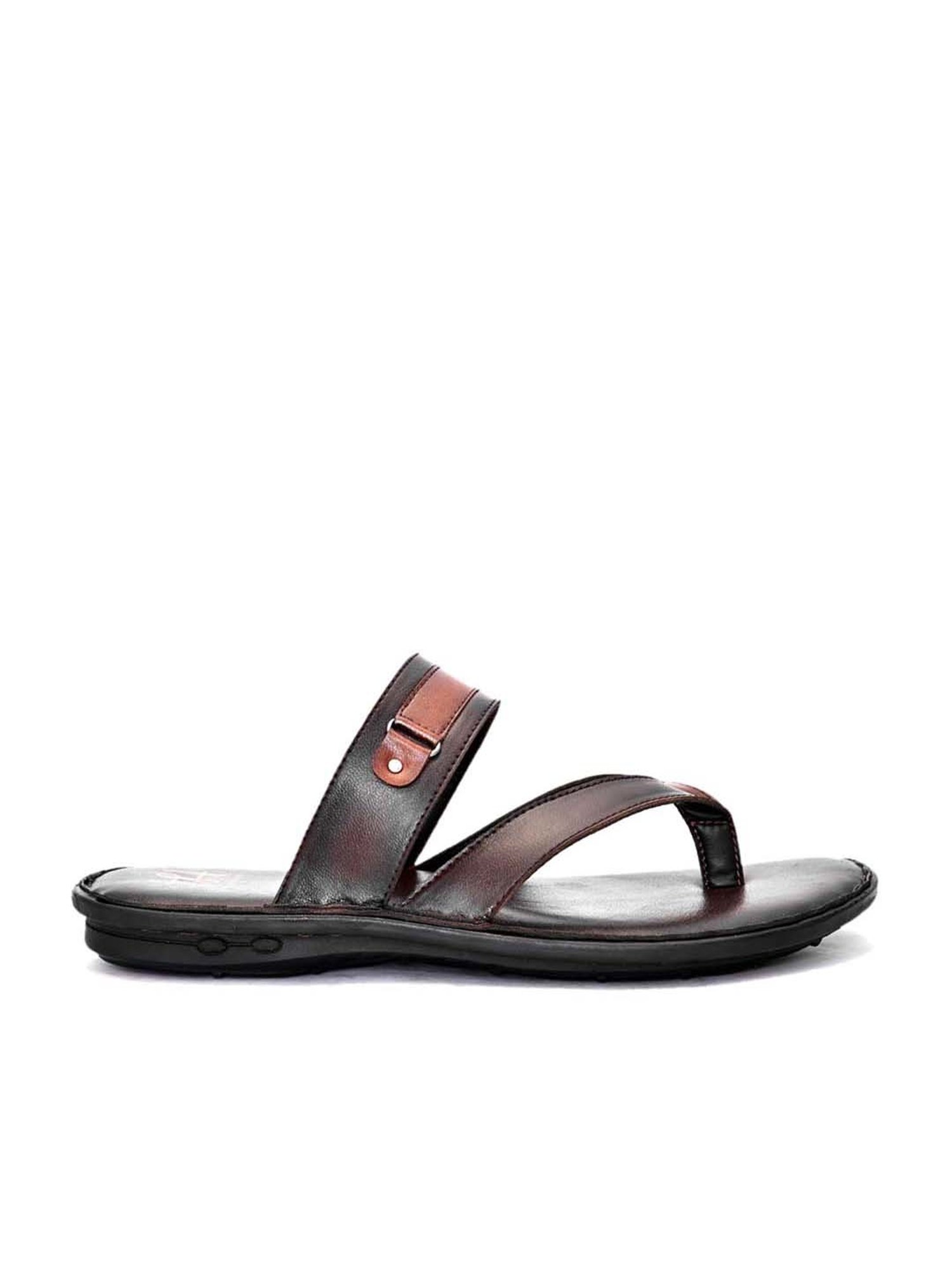 Hydes N Hues Men's Brown Thong Sandals