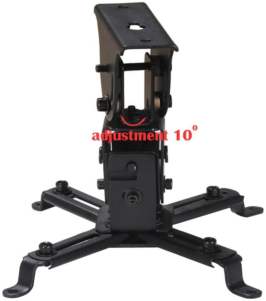 VideoSecu New Black LCD/DLP TV HDTV Projector Monitor Vaulted Ceiling Arm Mount Bracket PJ2B 1C9