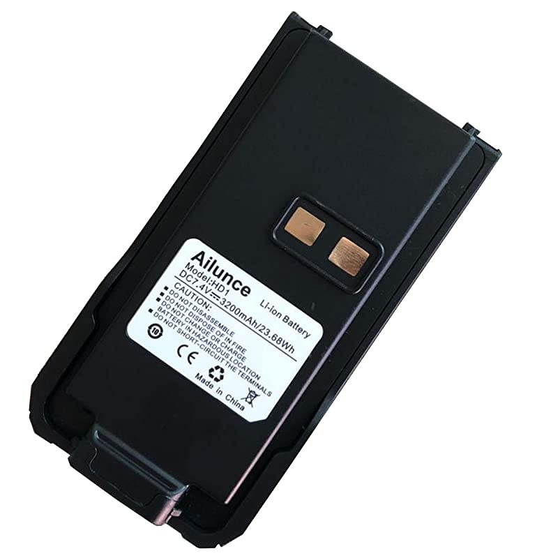 HD1 Two Way Radio Battery 3200mAh 74V Original Liion Battery Compatible with  HD1 Digital Radio Retevis RT29 Walkie Talkies 1 Pack