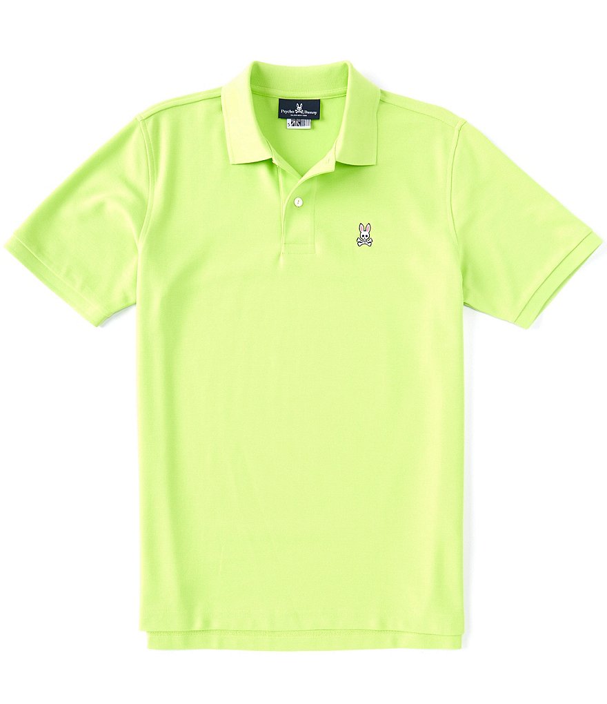 Psycho Bunny Classic Short-Sleeve Solid Polo Shirt