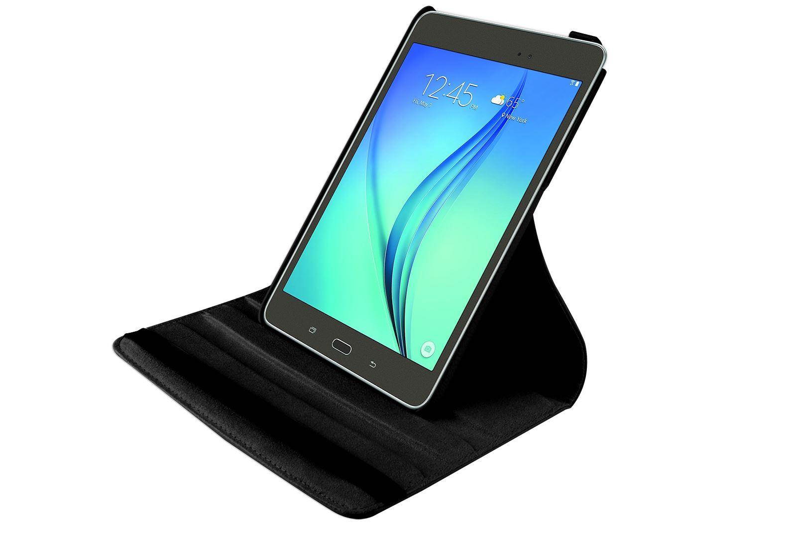 Hellfire Trading PU Leather Case 360 Rotating for Samsung Galaxy Tab A 8 T350 8" - Purple