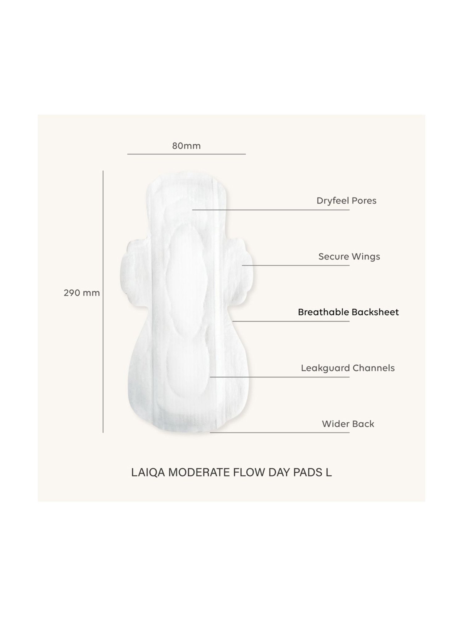 LAIQA Combo (Pack of 2) - 30 Pads