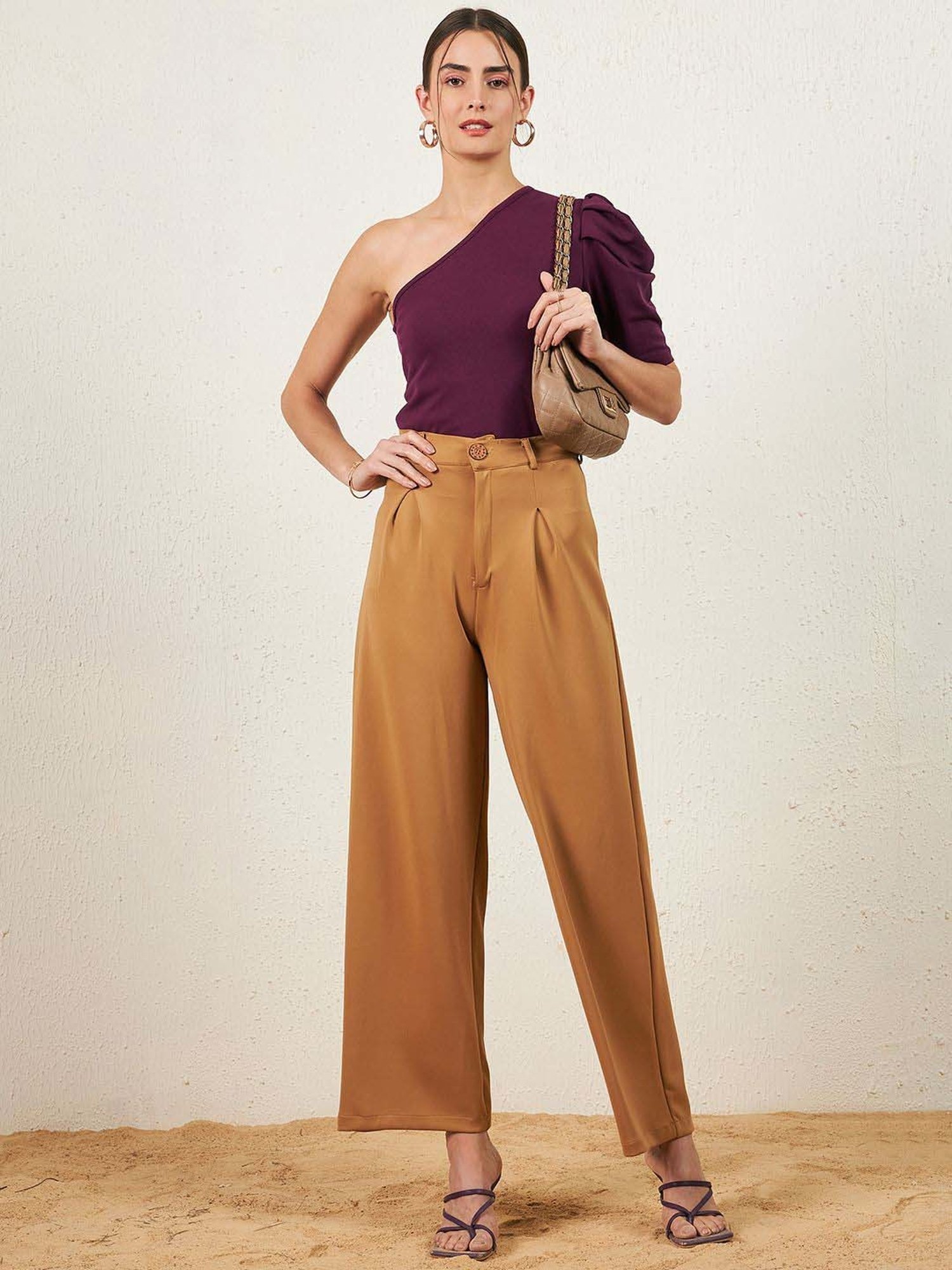 Rare Purple Regular Fit Top