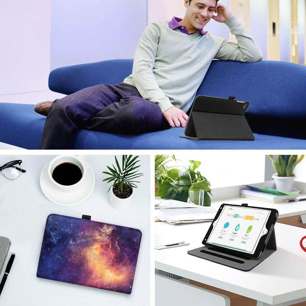 Fintie iPad Mini 4 Case [Corner Protection] - [Multi-Angle Viewing] Folio Smart Stand Protective Cover with Pocket, Supports Auto Wake/Sleep for Apple iPad Mini 4 (2015 Release), Purple