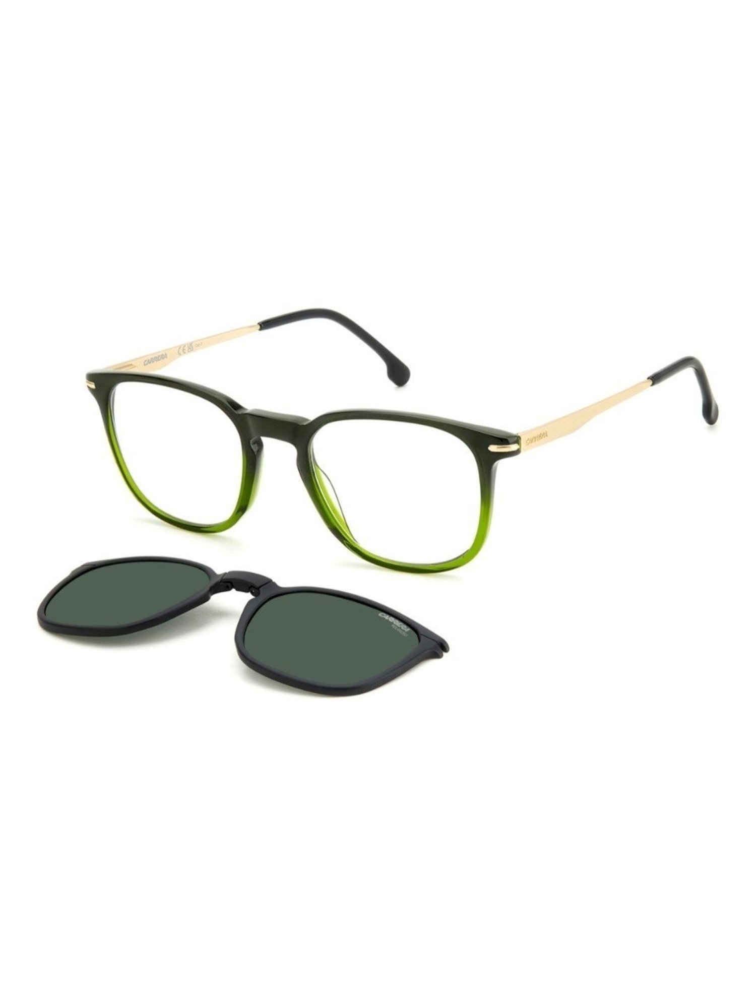 Carrera Green Rectangular UV Protection Sunglasses for Men