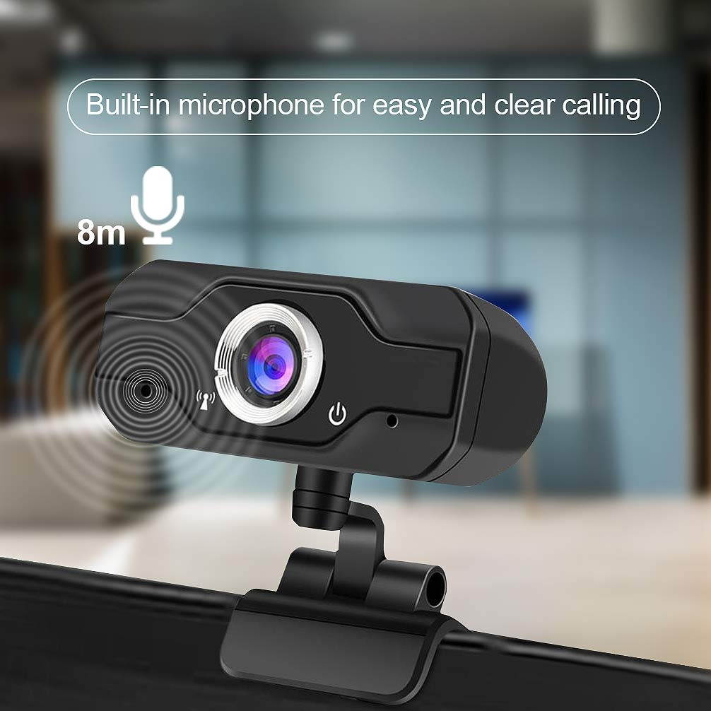 Webcam with Microphone, HD Streaming Webcam 1080P Web Camera, USB Web Video Camera for PC, Computer, Laptop, Desktop Camera for Conference,Gaming,Video Calling(type3)
