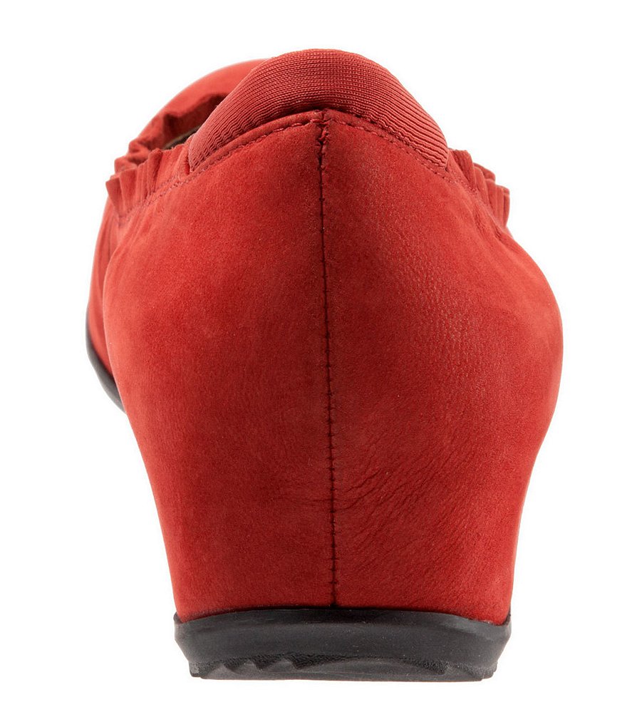 SoftWalk Wish Suede Slip-On Wedges