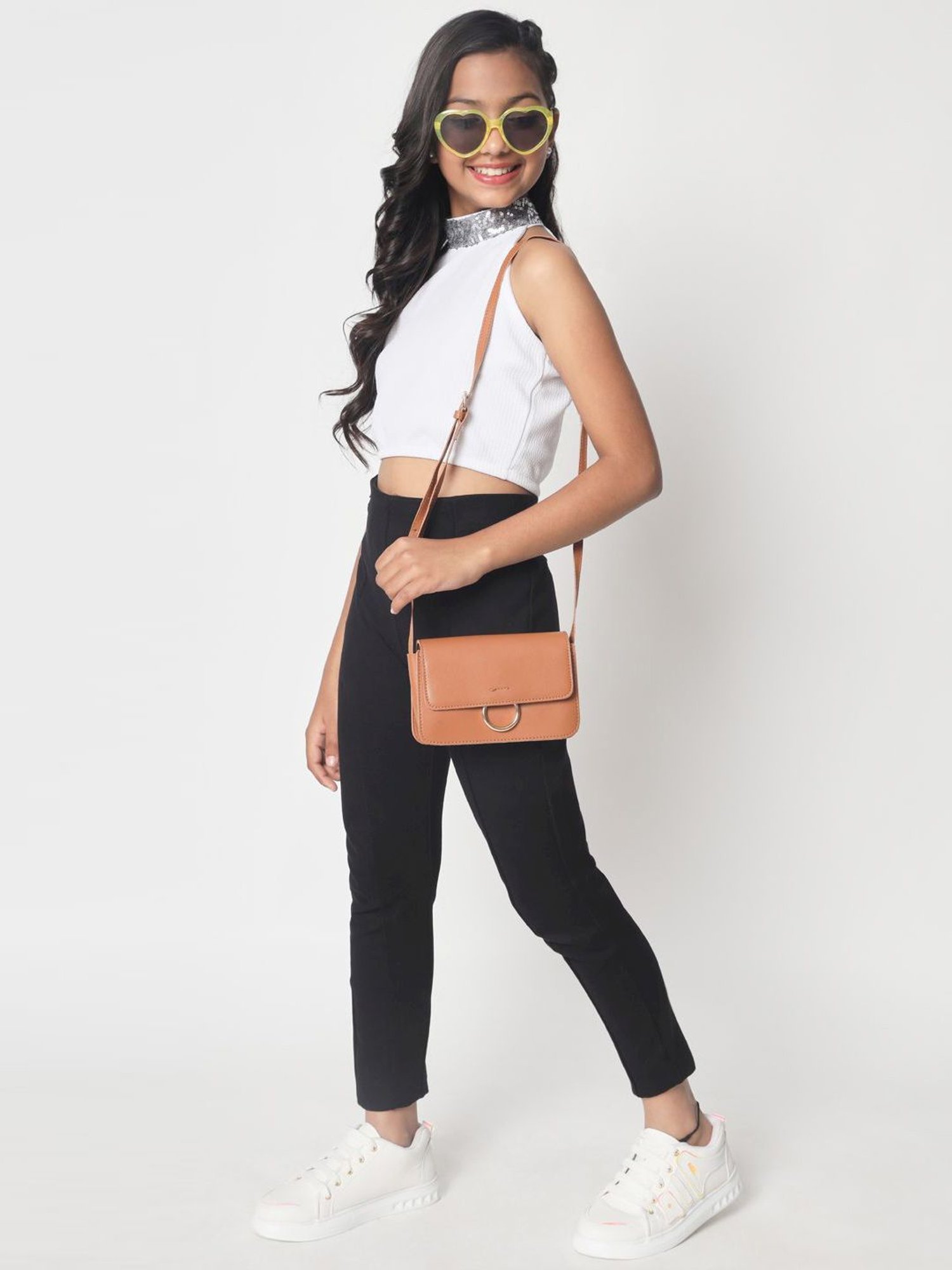 studiorasa Kids White Embellished Top