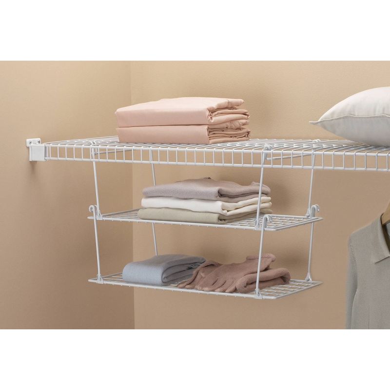 ClosetMaid 21" Stack or Hang Wire Shelf White