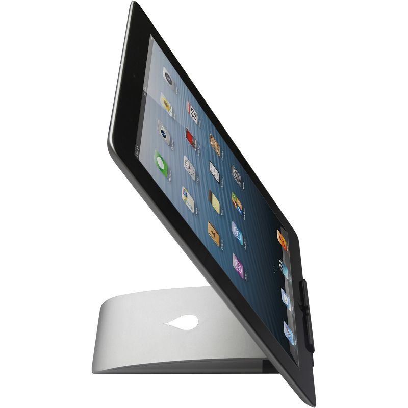 Rain Design iSlider stand for iPad/iPhone-Silver - Vertical, Horizontal - 5.5" x 3" x 0.9" - Aluminum